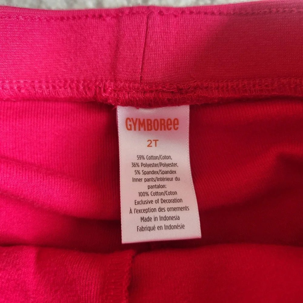 Toddler Girls Red Apple Applique Skort‎ Pull On Shorts Skirt Size 2T NWOT